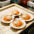 Frozen Half Shell Scallops with Roe