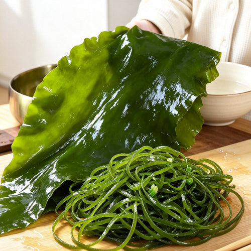 Frozen Kelp Ribbons Flakes and Cubes