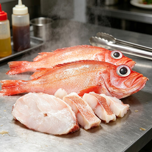 Frozen Red Snapper Steak Pieces